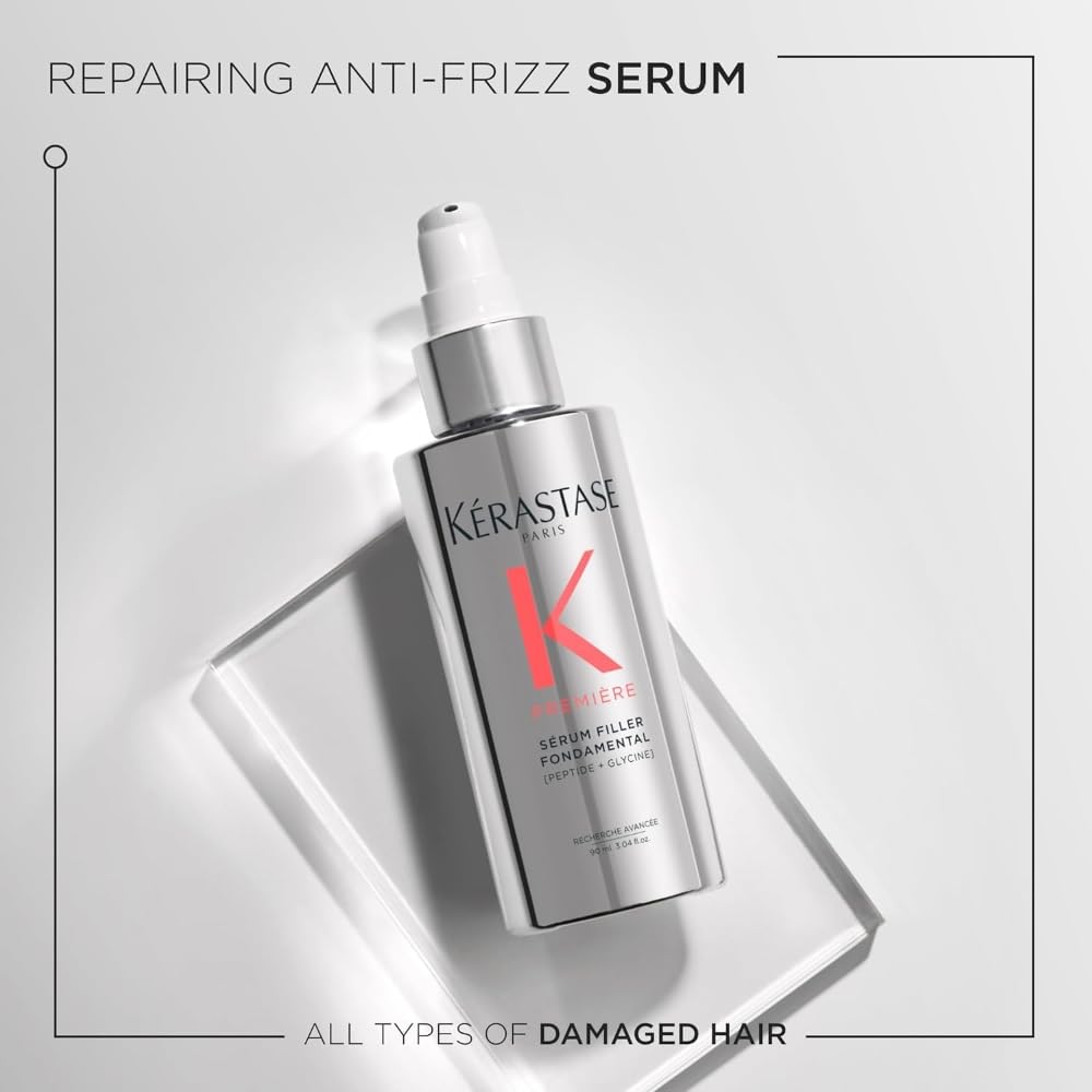 KÉRASTASE pump dispensing serum for controlled application and less waste