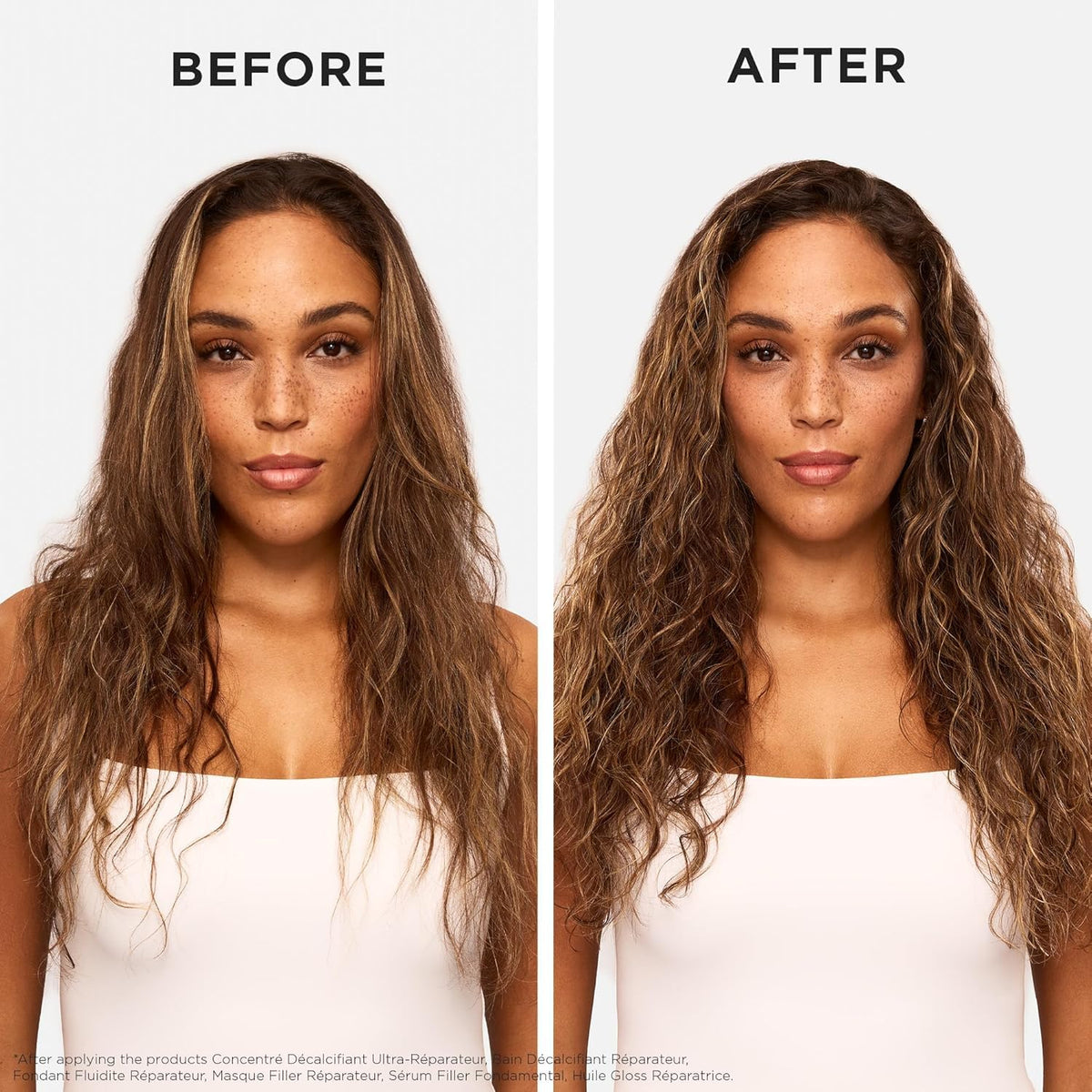 KÉRASTASE shampoo bottle detail highlighting pump and cleansing benefit