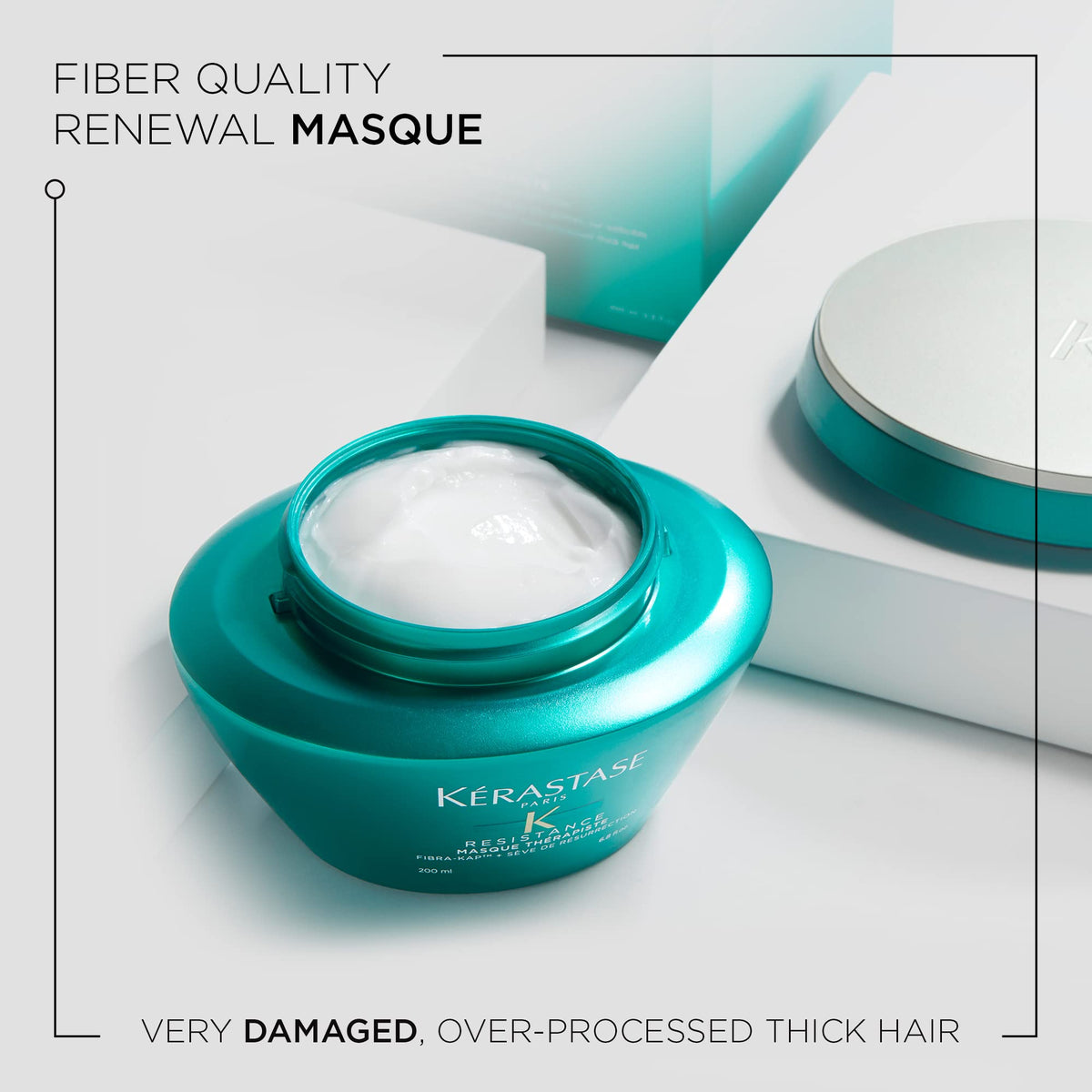 KÉRASTASE cream texture close-up highlights rich consistency for nourishment