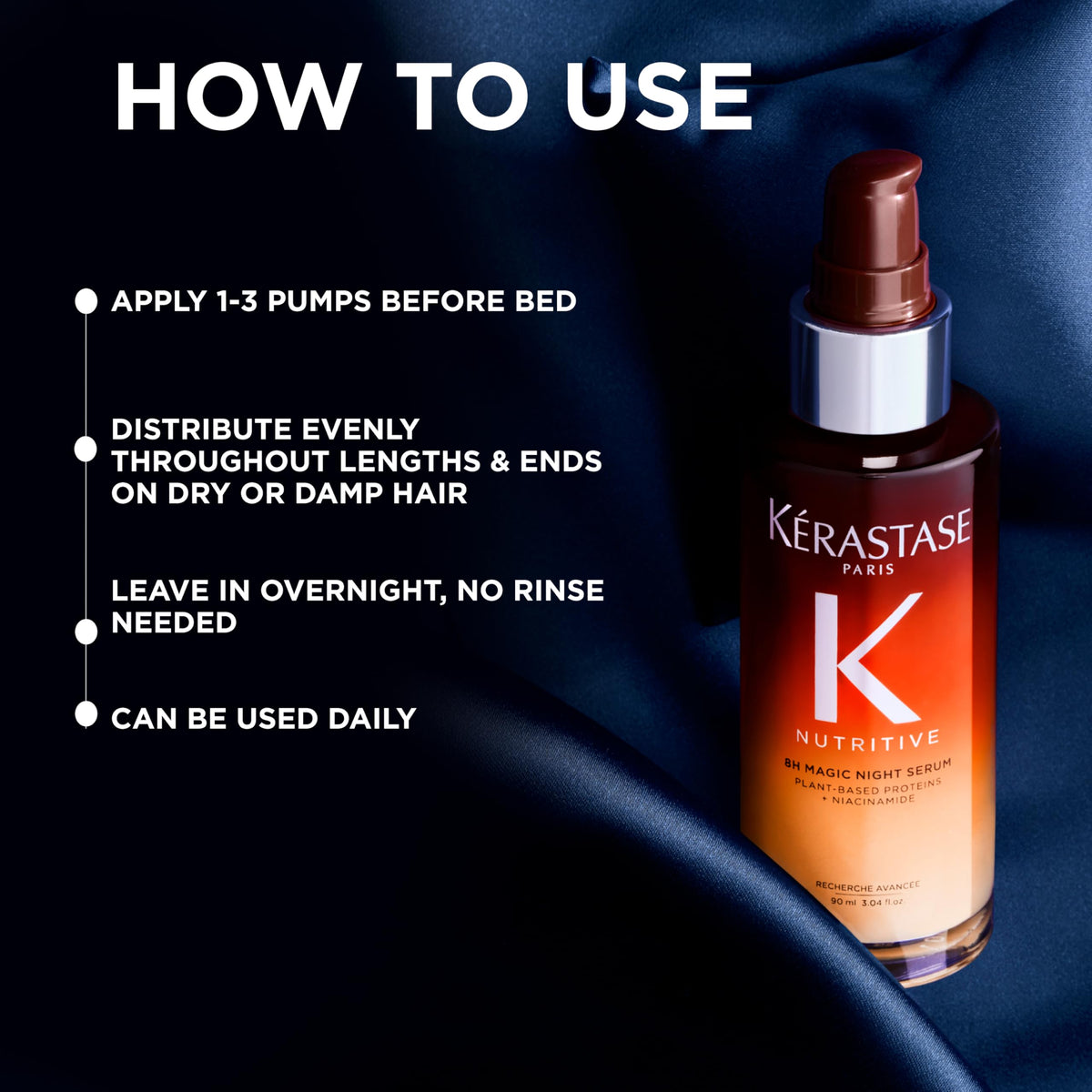 KÉRASTASE travel-size bottle inside toiletry bag for on-the-go hydration