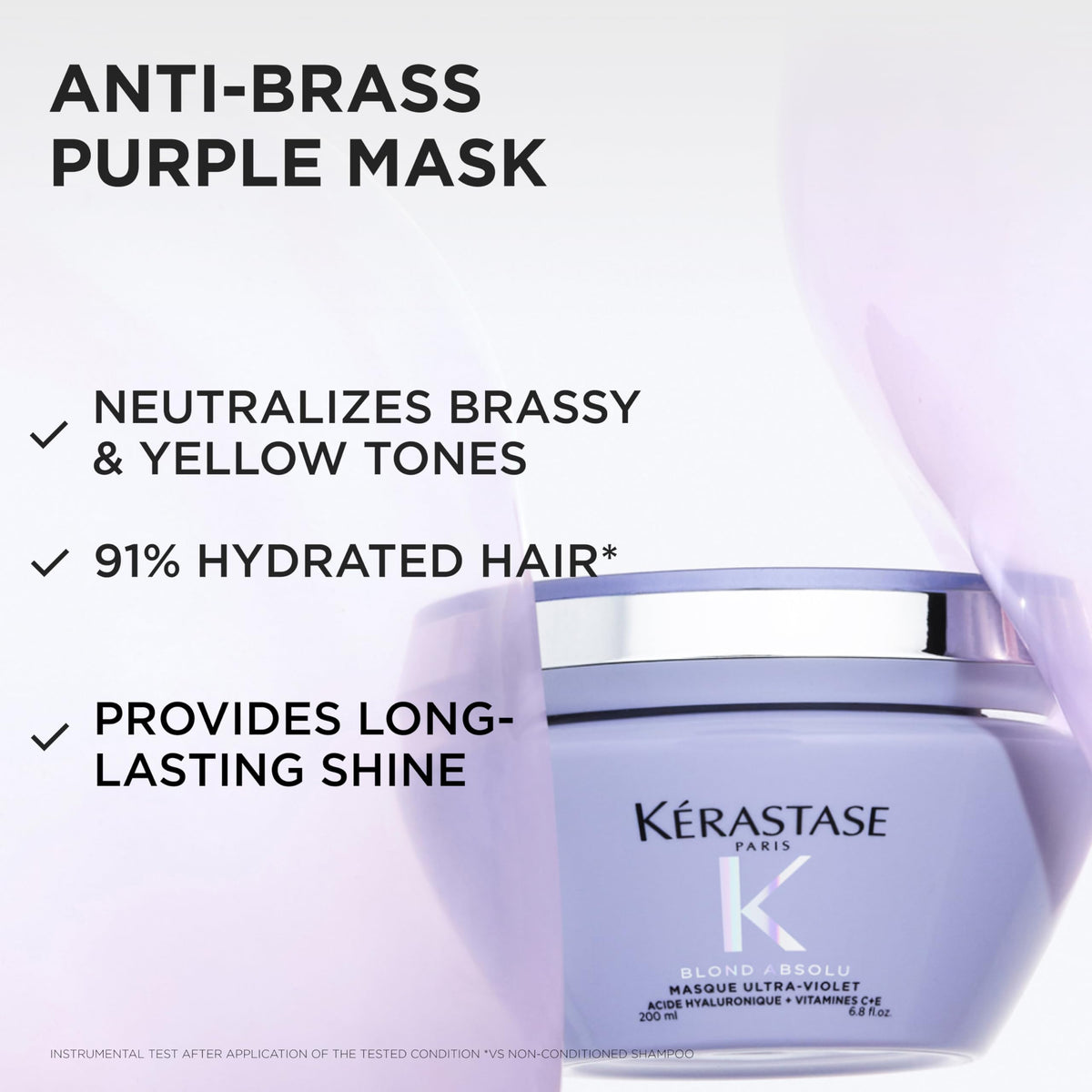 KÉRASTASE open mask texture close-up highlighting creamy formula and nourishing feel