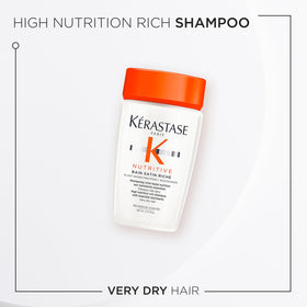 KÉRASTASE in-shower application showing gentle cleansing and quick rinse benefit