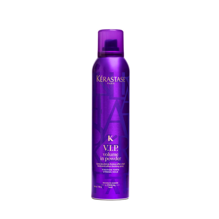 KÉRASTASE V.I.P. front packaging showing can and volume benefit