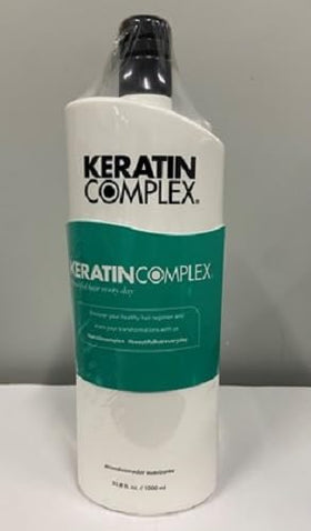 Keratin Complex before and after hair comparison showing frizz reduction benefit