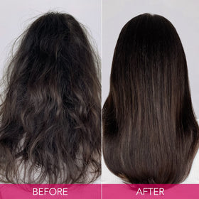 Keratin Complex pump close-up demonstrating easy dispensing for salon use