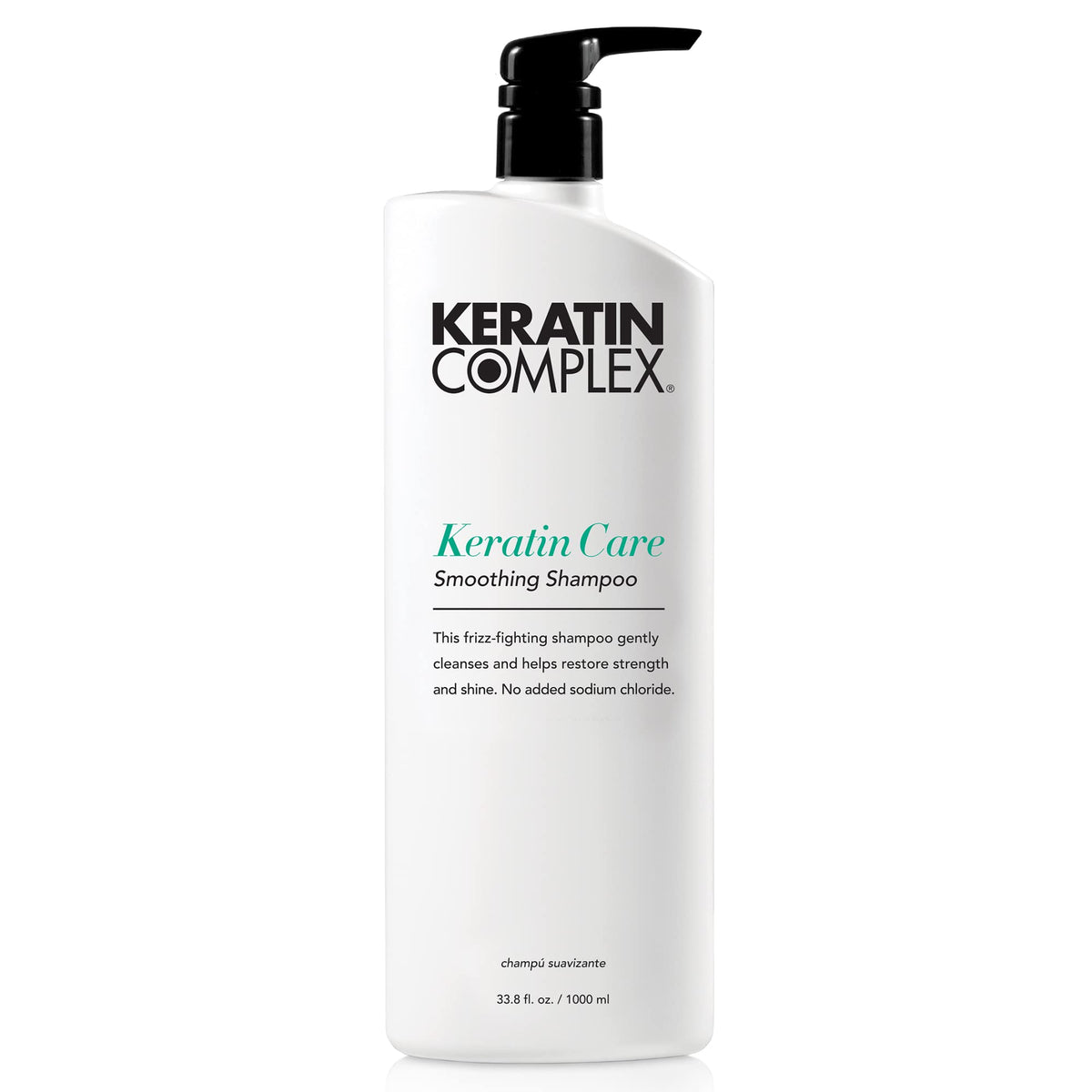 Keratin Complex front bottle view showing product and brand for easy identification and benefit