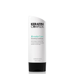 Keratin Complex front bottle showing product size and branding, promotes easy identification and trust