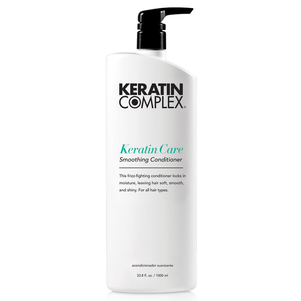 Keratin Complex front packaging showing bottle and size for salon use
