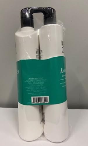 Keratin Complex bottles on bathroom shelf suggesting daily routine benefit