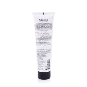 Keratin Complex applied to damp hair before blow-dry demonstrating frizz control benefit