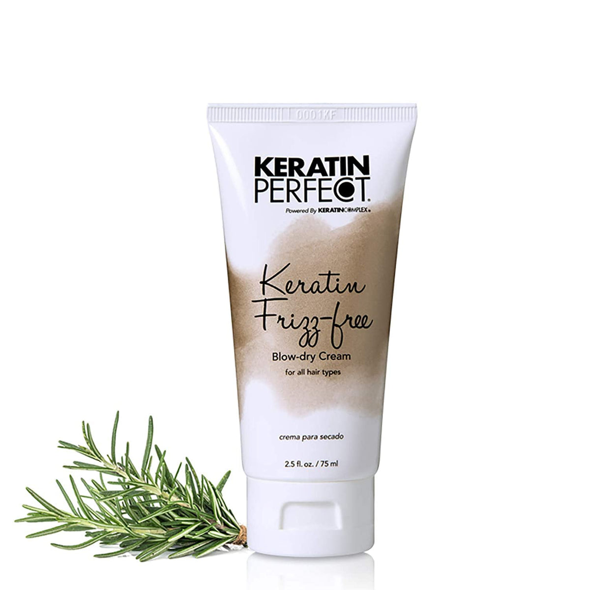 Keratin Perfect before and after hair image highlighting reduced frizz and smoother strands