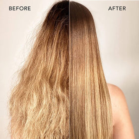 Keratin Perfect with blow dryer and round brush demonstrating faster styling and sleek finish