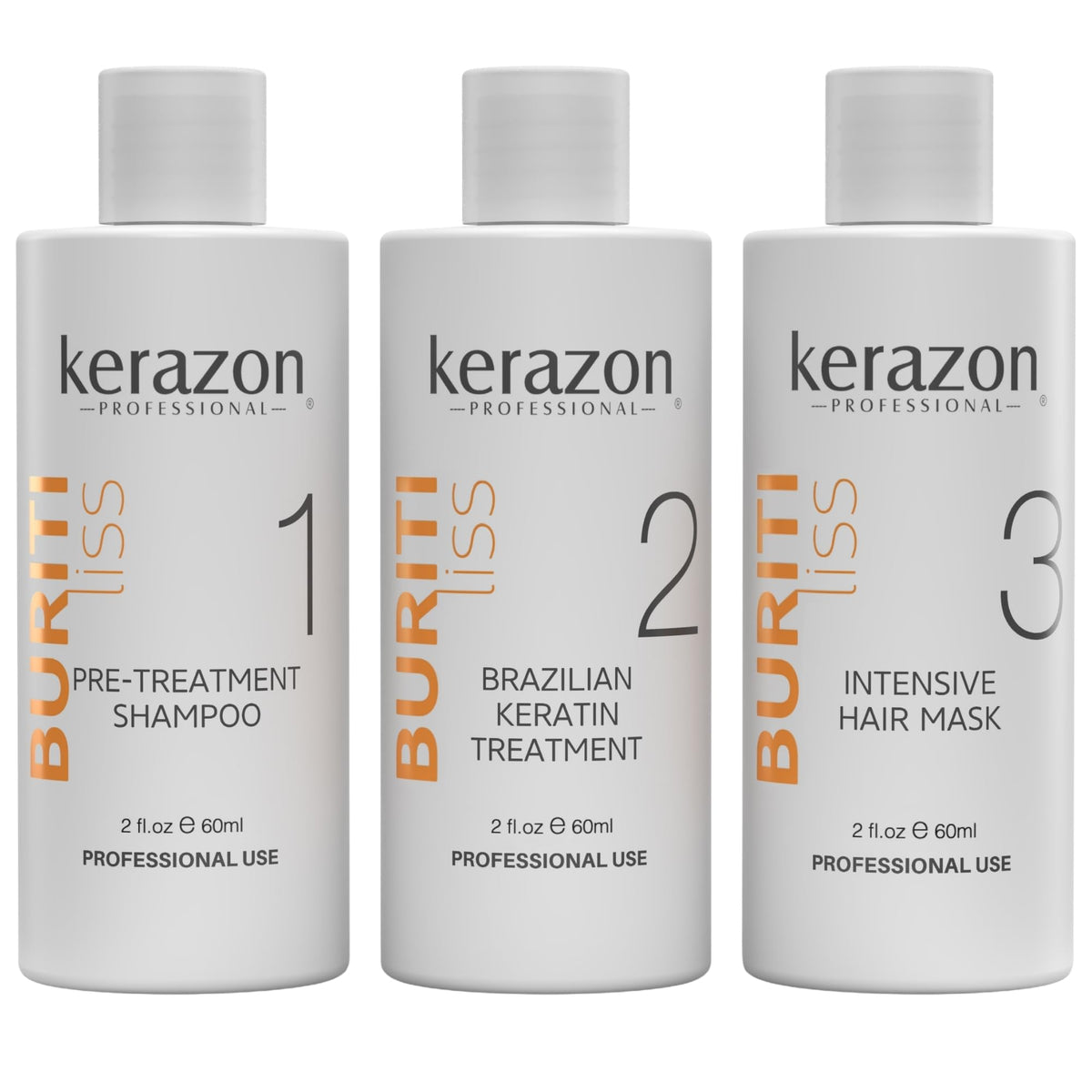 Kerazon Professional front packaging showing kit and benefits