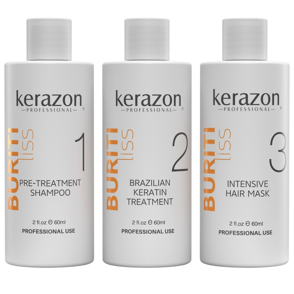 Kerazon Professional front packaging showing kit and benefits