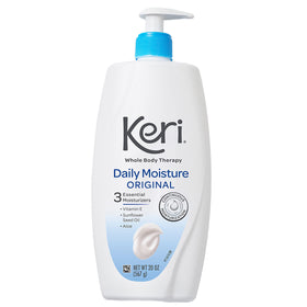 Keri bottle front packaging showing label and 20 oz size benefit