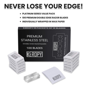 Keropy bulk 100 blades layout, visualizes quantity and value for professionals