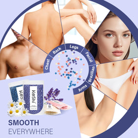 KeShi eyebrow waxing setup for precise shaping and gentle facial hair removal