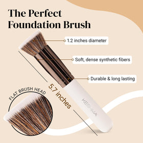 KESHIMA bristle close-up highlighting soft synthetic fibers and smooth coverage