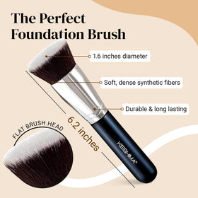 KESHIMA kabuki bristles close-up displaying soft synthetic fibers and durability