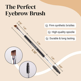 KESHIMA spoolie close-up blending bristles to soften and groom