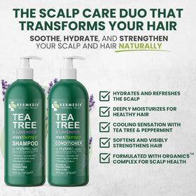 KESMEDIK shampoo foam texture showing lather that lifts buildup