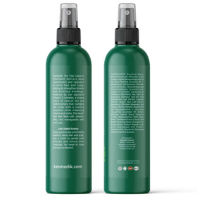 KESMEDIK before and after hair showing smoother, less frizzy look
