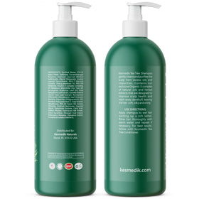 KESMEDIK label and ingredients list emphasizing sulfate-free, gentle formula
