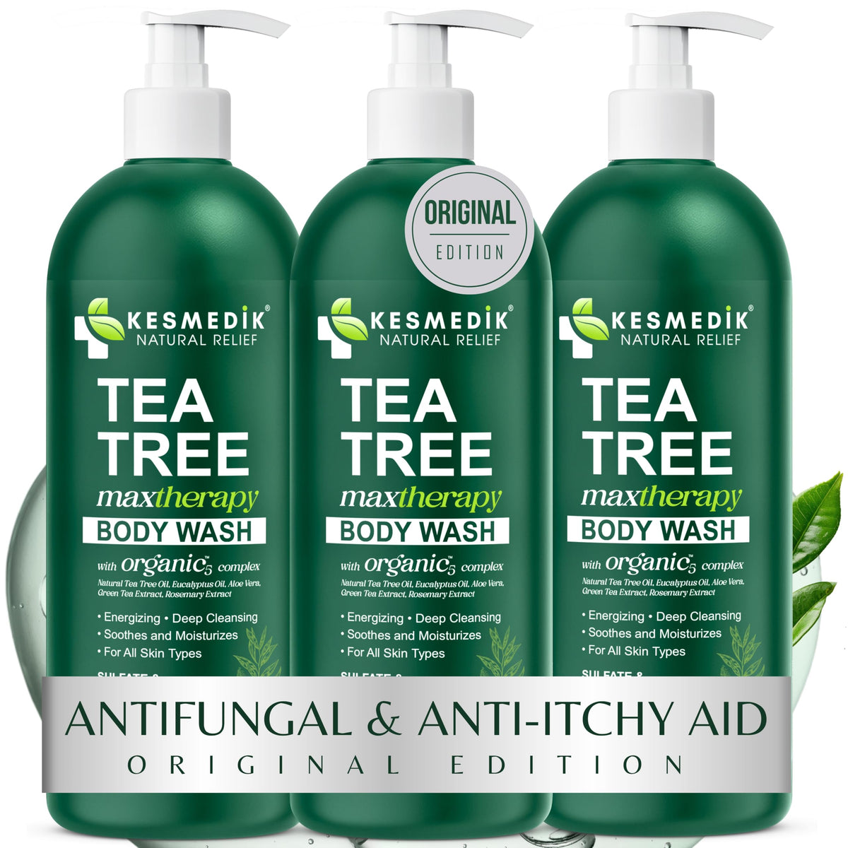 KESMEDIK MaxTherapy front packaging showing label and 3-pack benefits