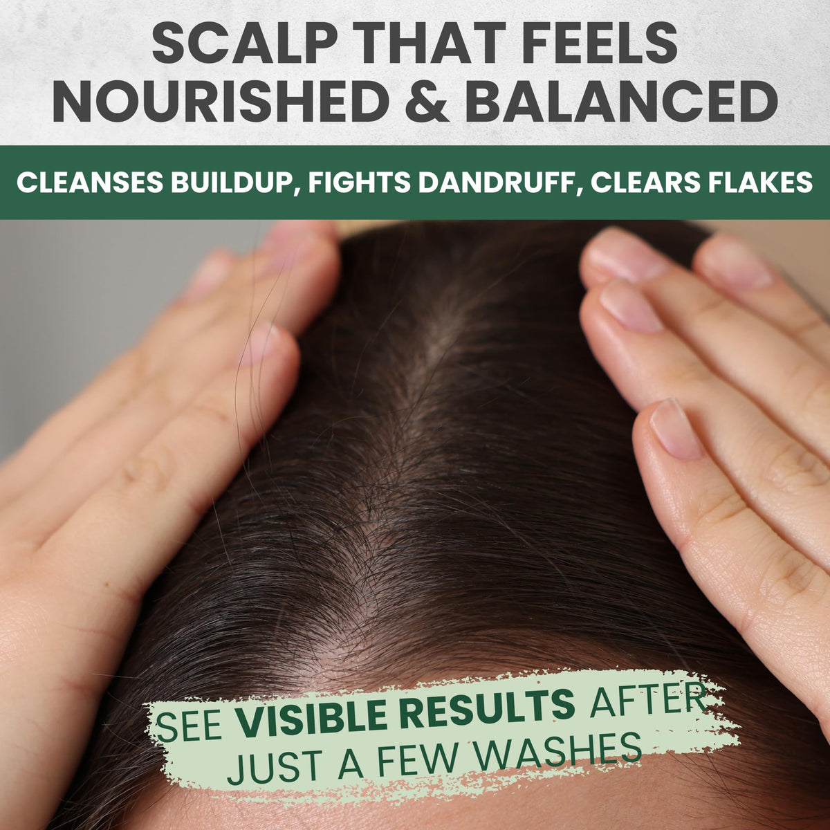 KESMEDIK shampoo foam texture close-up demonstrating gentle yet clarifying lather