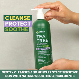 KESMEDIK in shower lifestyle use, conveys refreshment after workouts or activity