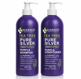 KESMEDIK size scale and bottle label, clarifies product details and color-safe formulation