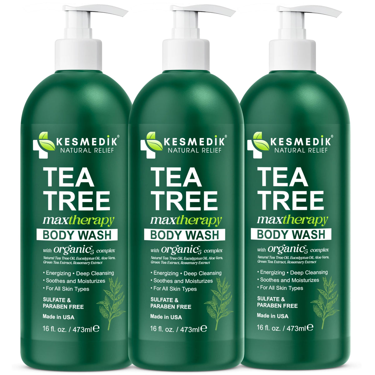 KESMEDIK three-pack beside common objects for size and value comparison