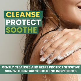 KESMEDIK in-shower scene washing feet to help soothe athlete's foot