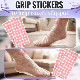 KETAR booties covered by cotton socks to boost heat retention and comfort