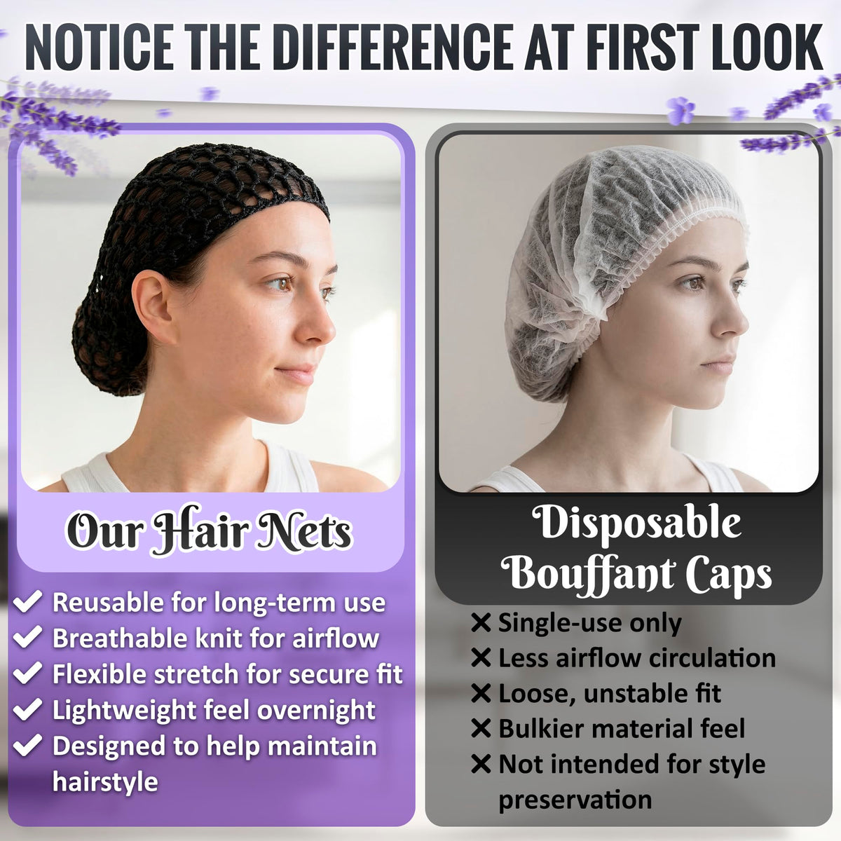 KETAR hair net used as wig cap under wig to smooth natural hair and reduce bulk