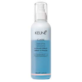 Keune bottle front packaging showing product branding and benefit