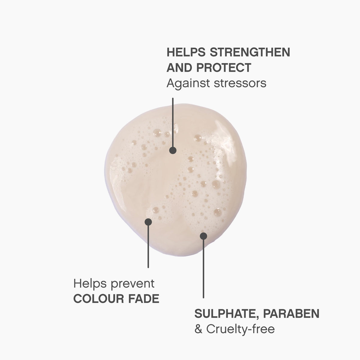 KEVIN.MURPHY ANGEL.WASH being applied to wet hair demonstrating gentle cleansing and added volume