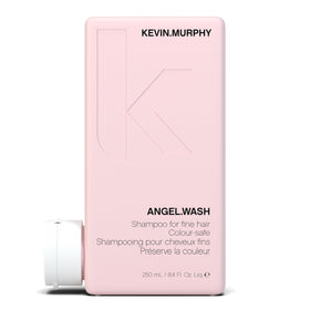 KEVIN.MURPHY ANGEL.WASH front bottle view showing sleek packaging and gentle formula benefits
