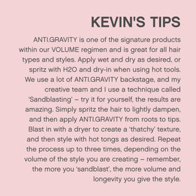 KEVIN.MURPHY before and after blowout demonstrating visible volume and shine