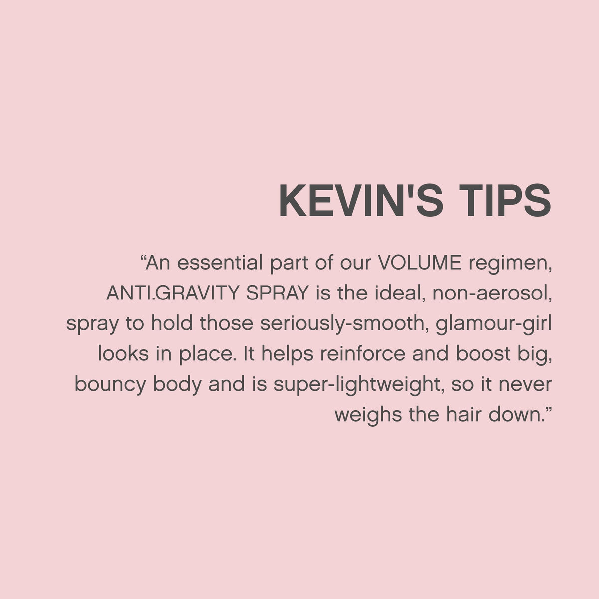KEVIN.MURPHY product in salon setting highlighting professional performance