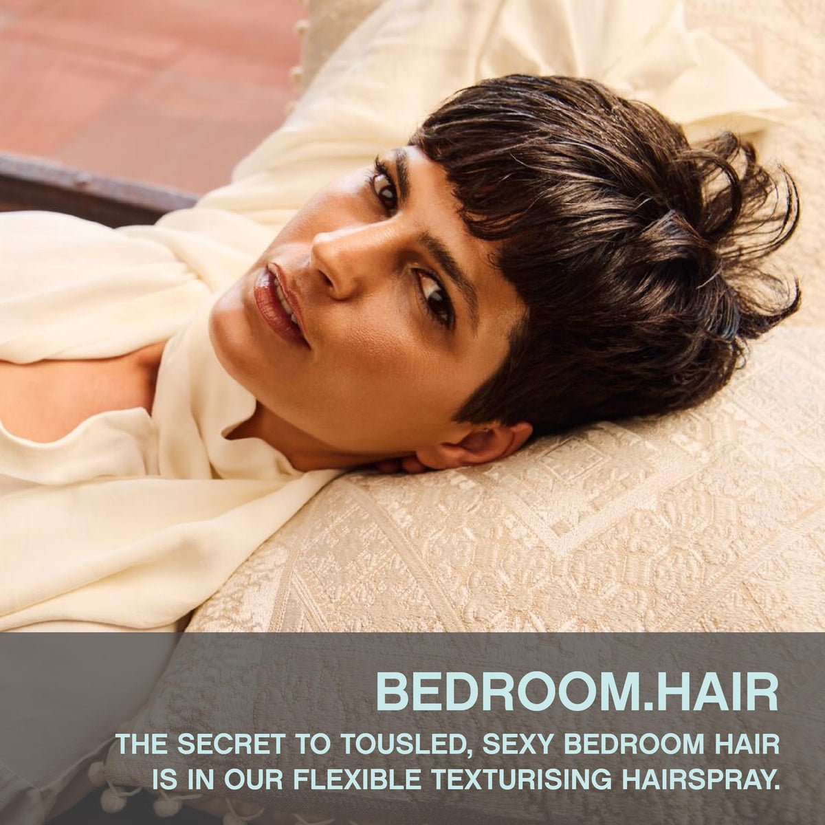KEVIN.MURPHY Bedroom Hair nozzle detail demonstrating fine mist for even application benefit
