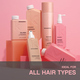 KEVIN.MURPHY powder on hand showing texture and quick oil absorption