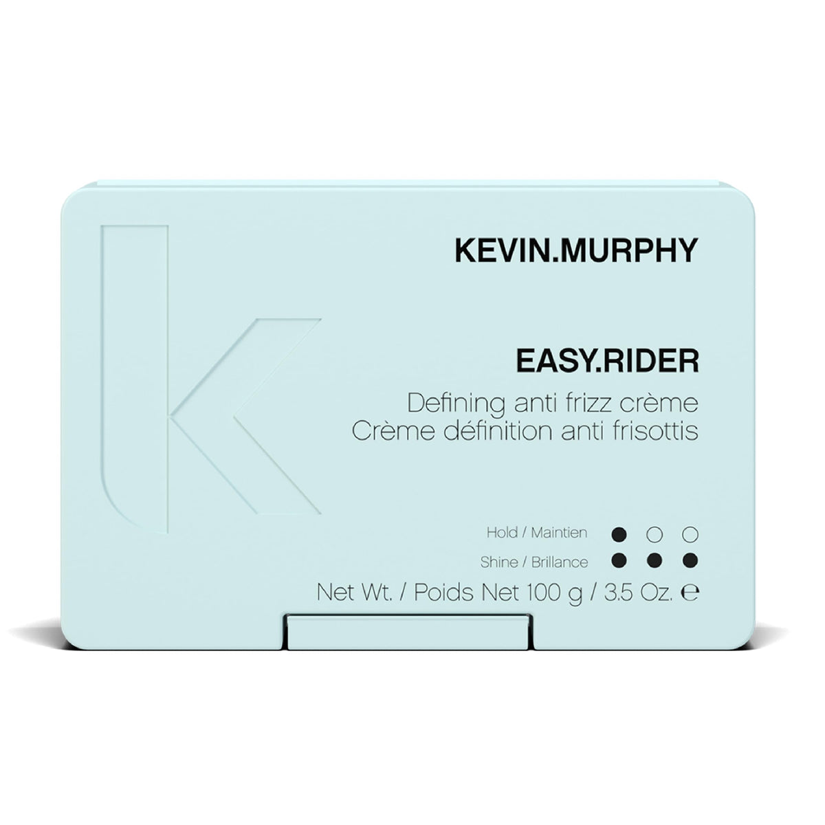 KEVIN.MURPHY front tube image showing product branding and compact packaging benefit
