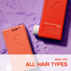KEVIN.MURPHY before and after hair shine comparison showing improved colour radiance