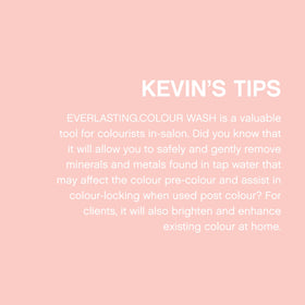 KEVIN.MURPHY product in hand lathering hair to show easy application benefit