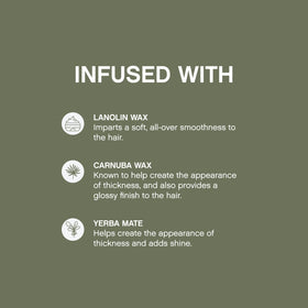 KEVIN.MURPHY carnauba wax ingredient close-up illustrating natural thickness boost