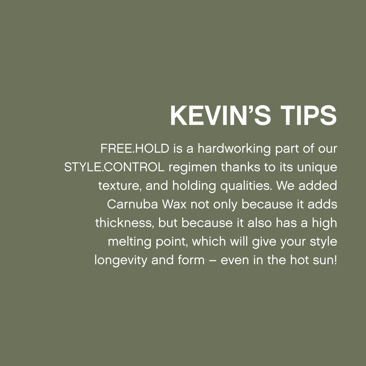KEVIN.MURPHY 100 g jar beside everyday items showing true size and portability
