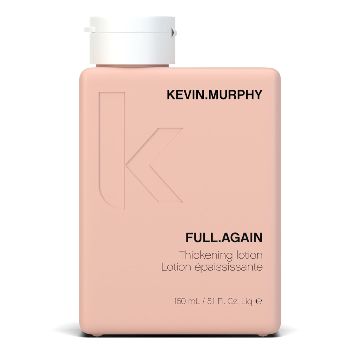 KEVIN.MURPHY FULL.AGAIN front packaging shows compact bottle for easy styling