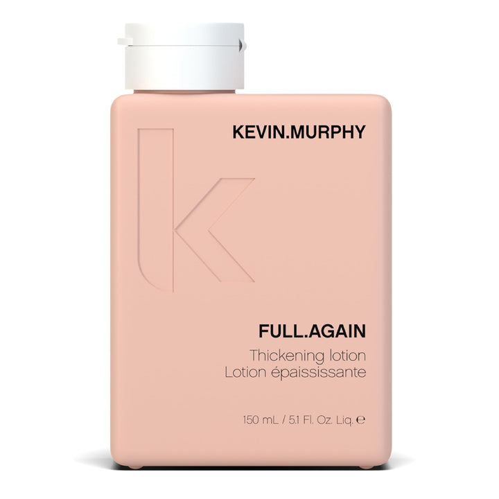 KEVIN.MURPHY FULL.AGAIN front packaging shows compact bottle for easy styling