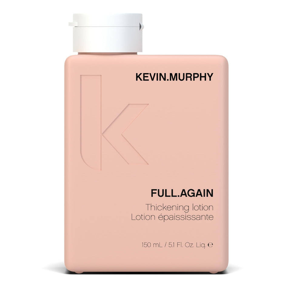 KEVIN.MURPHY FULL.AGAIN front packaging shows compact bottle for easy styling